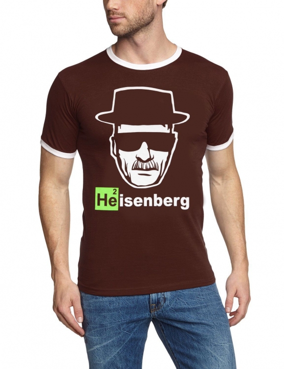 HEISENBERG HEAD LOGO RINGER T-Shirt div. Farben S M L XL 2XL