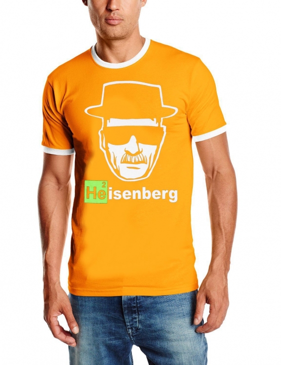 HEISENBERG HEAD LOGO RINGER T-Shirt div. Farben S M L XL 2XL