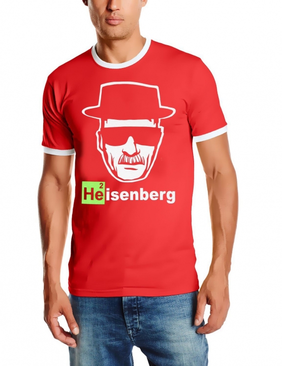 HEISENBERG HEAD LOGO RINGER T-Shirt div. Farben S M L XL 2XL