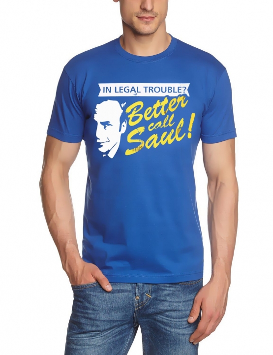 In legal troube ? Better call Saul ! Heisenberg T-Shirt div. Far