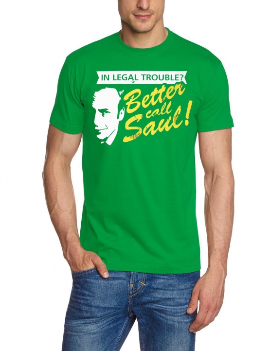 In legal troube ? Better call Saul ! Heisenberg T-Shirt div. Far