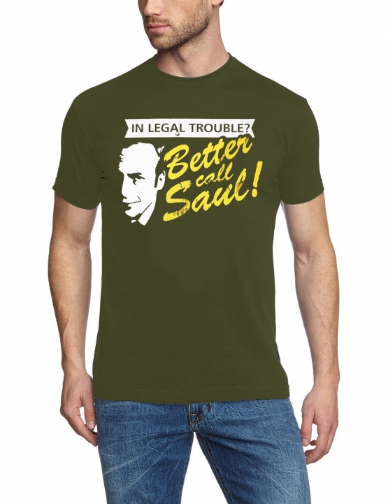 In legal troube ? Better call Saul ! Heisenberg T-Shirt div. Far