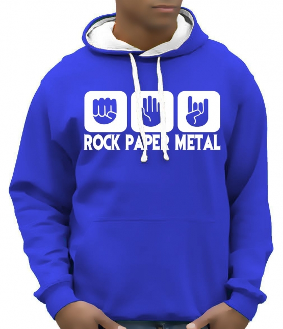 ROCK PAPER METAL - HEAVY METAL - Sweatshirt mit Kapuze - Hoodie