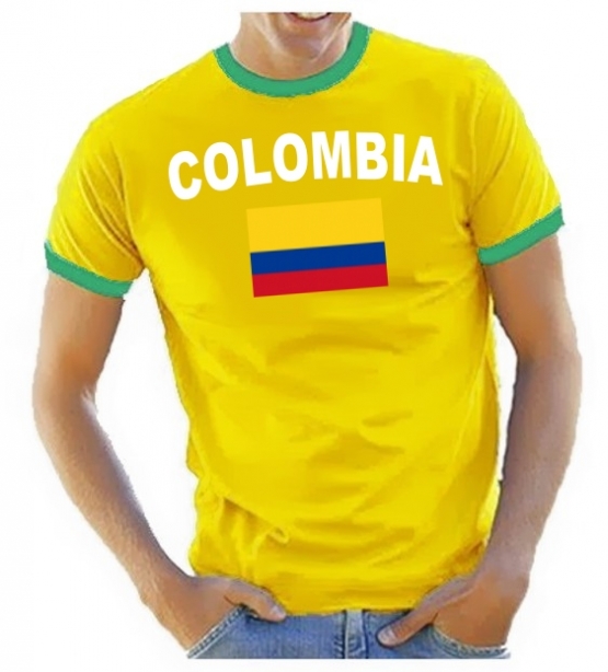 WM 2014 Fußball alle Nationen T-Shirt Ringer S-XXL Div. Farben