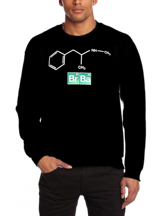 BREAKING BAD - HEISENBERG ORIGINAL Sweatshirt Br Ba Formel Schwa