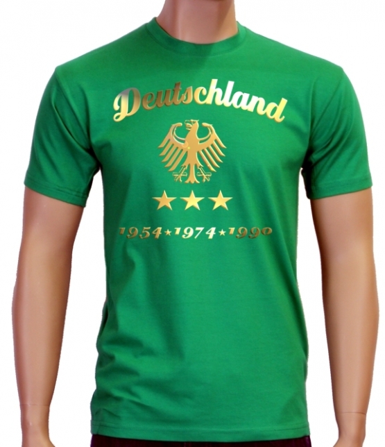 WM 2014 Fußball Deutschland Adler Gold 3 Sterne T-Shirt S M L XL