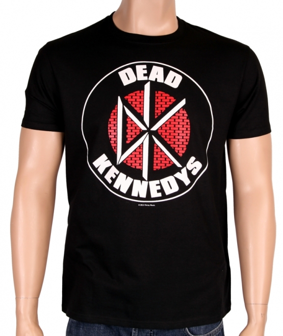 THE DEAD KENNEDYS - SCHWARZ - DK LOGO WALL BRICK - Punk - T-shir