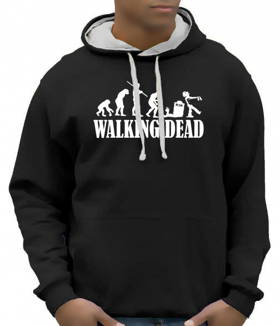 Walking dead - Zombie evolution - Hoodie Sweatshirt mit Kapuze H