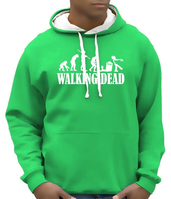 Walking dead - Zombie evolution - Hoodie Sweatshirt mit Kapuze H