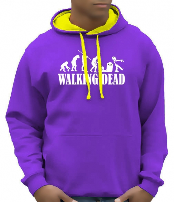 Walking dead - Zombie evolution - Hoodie Sweatshirt mit Kapuze H