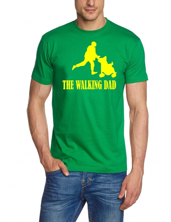 WALKING DAD T-Shirt div. Farben S M L XL 2XL 3XL 4XL 5XL