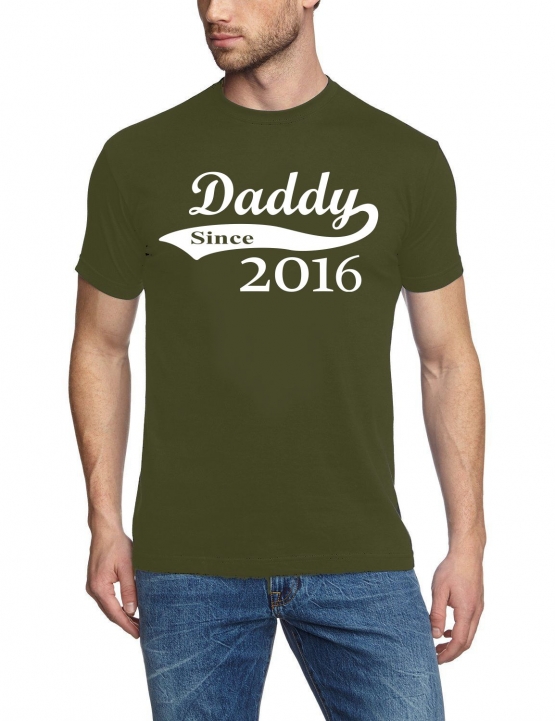 DADDY since 2016 T-Shirt div. Farben S M L XL 2XL 3XL 4XL 5XL