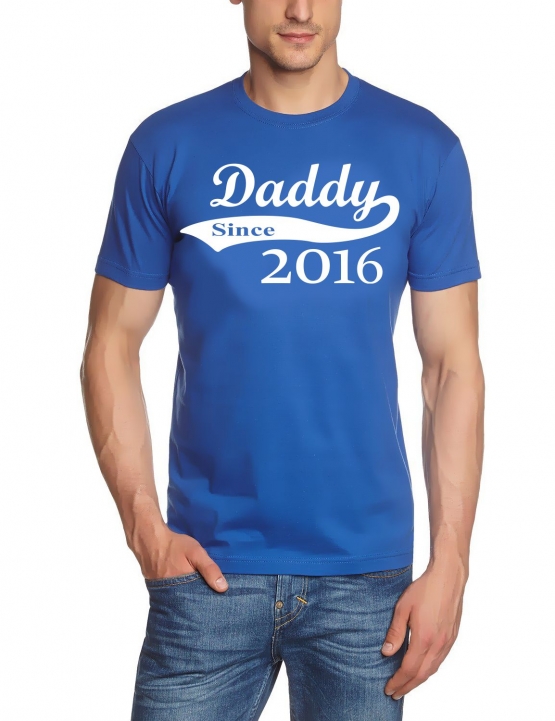 DADDY since 2016 T-Shirt div. Farben S M L XL 2XL 3XL 4XL 5XL