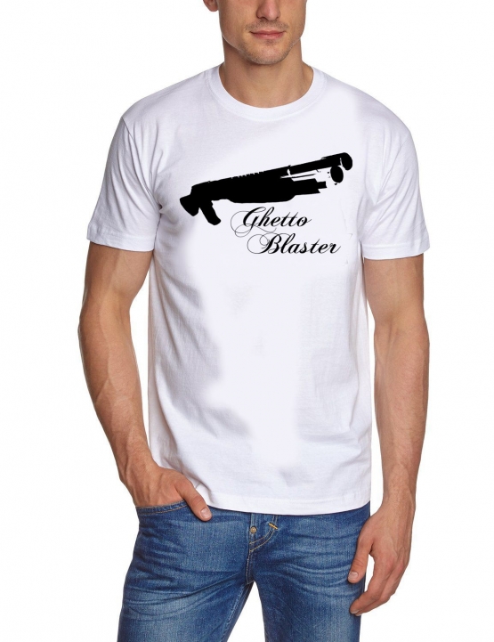 BLASTER t-shirt weiss S M L XL XXL XXXL