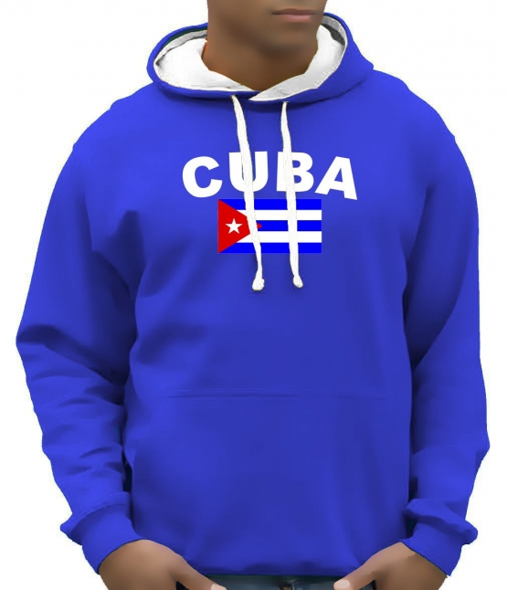 CUBA FLAGGE KUBA Hoodie Sweatshirt mit Kapuze Hoodie Sweater S M