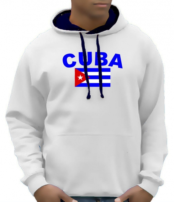 CUBA FLAGGE KUBA Hoodie Sweatshirt mit Kapuze Hoodie Sweater S M