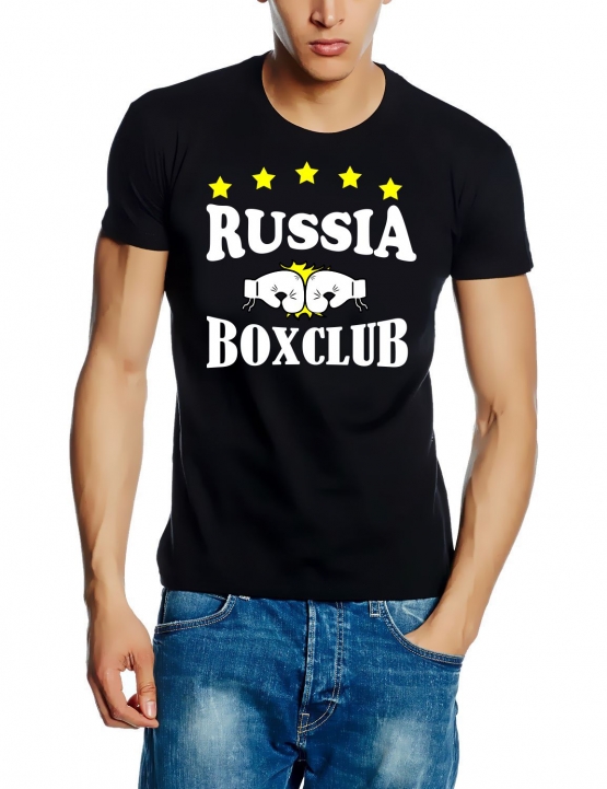 RUSSIA - RUSSLAND BOXCLUB T-Shirt  S M L XL 2XL 3XL 4XL 5XL