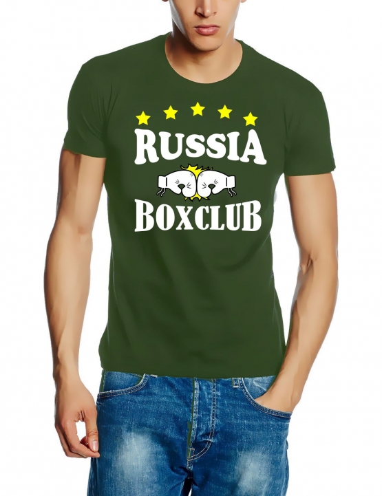 RUSSIA - RUSSLAND BOXCLUB T-Shirt  S M L XL 2XL 3XL 4XL 5XL