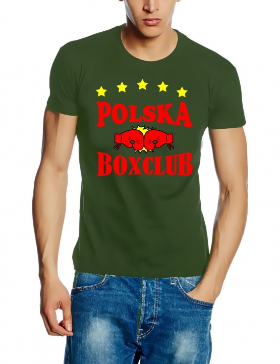 POLSKA POLEN BOXCLUB T-Shirt  S M L XL 2XL 3XL 4XL 5XL