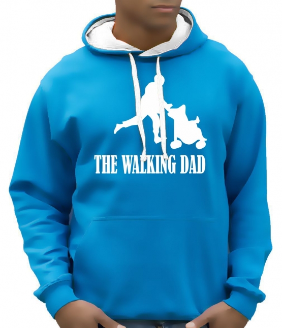 WALKING DAD Hoodie Sweatshirt mit Kapuze Hoodie Sweater S M L XL