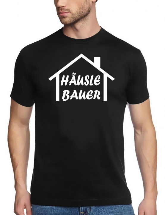 HÄUSLEBAUER - BAUHERR T-Shirt  S M L XL 2XL 3XL 4XL 5XL