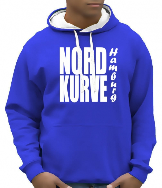 NORDKURVE Hamburg Hoodie Sweatshirt mit Kapuze Hoodie Sweater S 