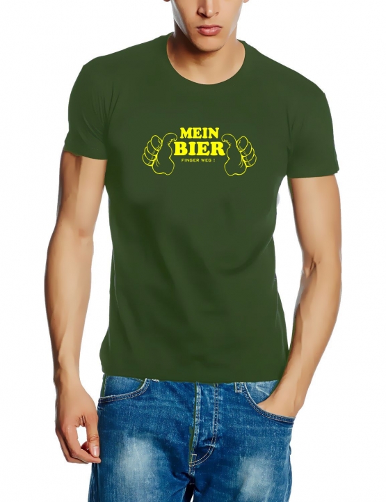 Mein Bier - Finger weg ! T-Shirt  S M L XL 2XL 3XL 4XL 5XL