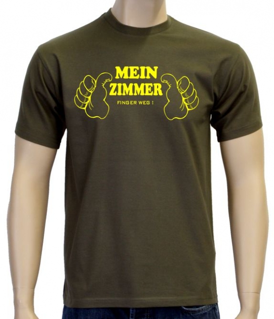 Mein Zimmer - Finger weg ! T-Shirt  S M L XL 2XL 3XL 4XL 5XL