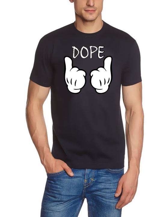 DOPE cartoon hands T-Shirt  S M L XL 2XL 3XL 4XL 5XL