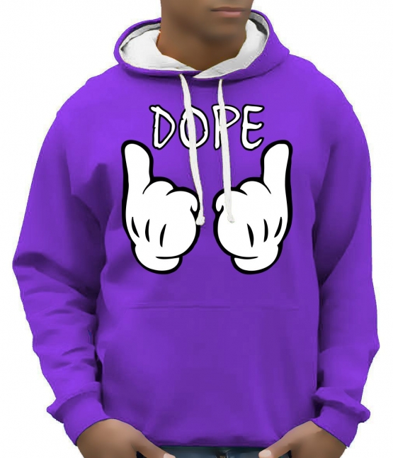 DOPE cartoon hands Hoodie Sweatshirt mit Kapuze Hoodie Sweater S