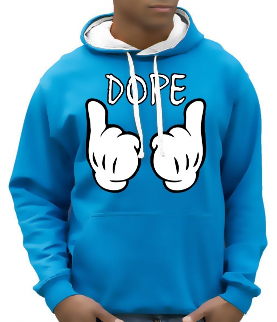 DOPE cartoon hands Hoodie Sweatshirt mit Kapuze Hoodie Sweater S