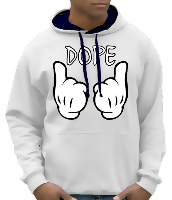 DOPE cartoon hands Hoodie Sweatshirt mit Kapuze Hoodie Sweater S