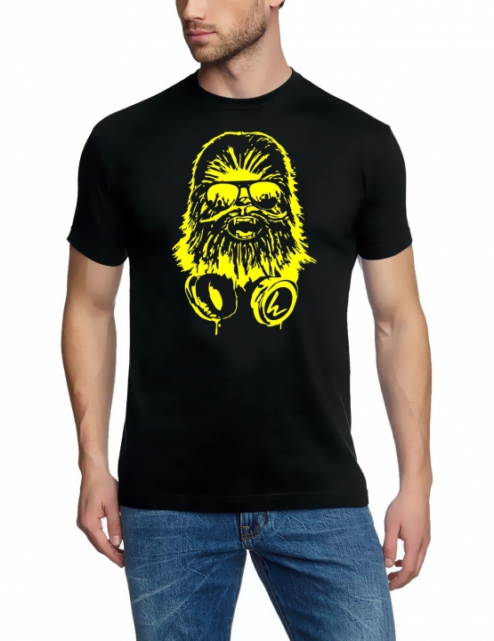 WOOKIE CHEWY CHEWBACCA DJ T-Shirt  S M L XL 2XL 3XL 4XL 5XL