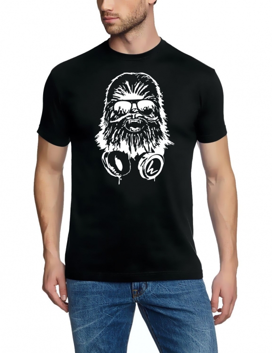 WOOKIE CHEWY CHEWBACCA DJ T-Shirt  S M L XL 2XL 3XL 4XL 5XL