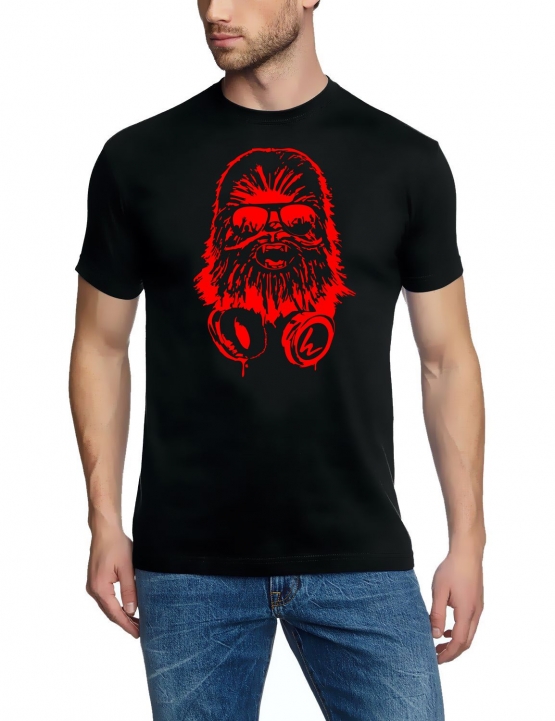 WOOKIE CHEWY CHEWBACCA DJ T-Shirt  S M L XL 2XL 3XL 4XL 5XL