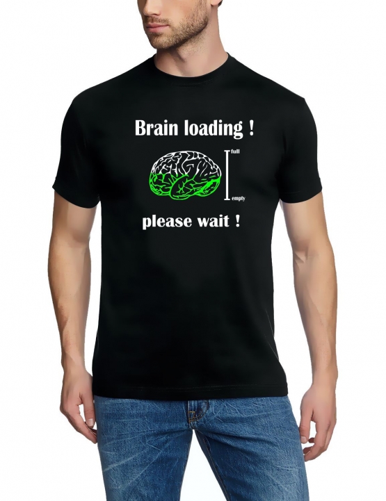 Brain Loading !  please wait ! T-Shirt  S M L XL 2XL 3XL 4XL 5XL