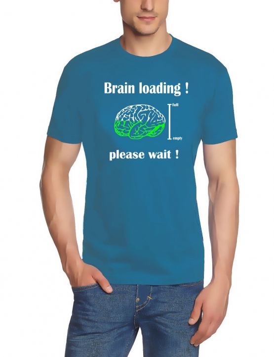 Brain Loading !  please wait ! T-Shirt  S M L XL 2XL 3XL 4XL 5XL