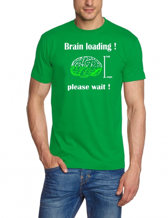 Brain Loading !  please wait ! T-Shirt  S M L XL 2XL 3XL 4XL 5XL