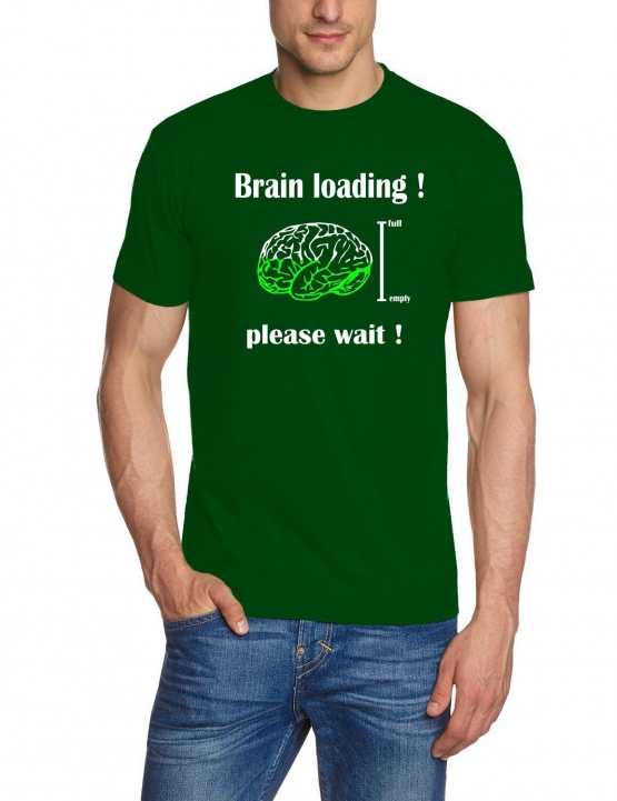 Brain Loading !  please wait ! T-Shirt  S M L XL 2XL 3XL 4XL 5XL