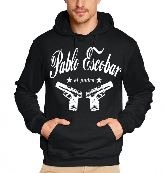 PABLO ESCOBAR el padre cocaine HOODIE kokain