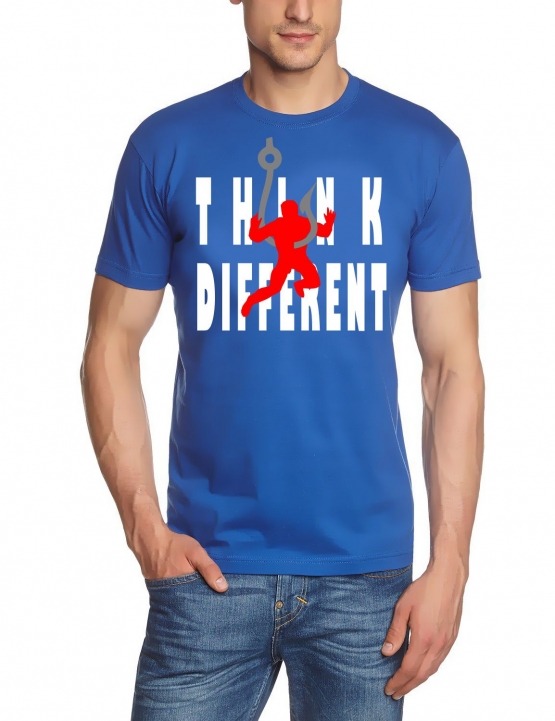 Anglershirt Think Different - Angler am Haken T-Shirt  S M L XL