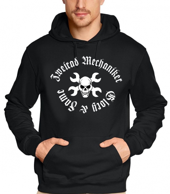 ZWEIRAD MECHANIKER Glory & Fame Sweatshirt mit Kapuze HOODIE S M