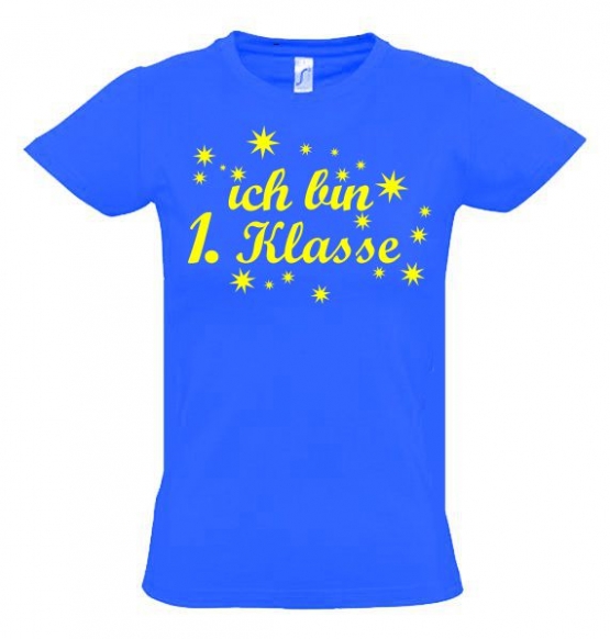 Ich bin 1. Klasse T-Shirt für Jungs zur Einschulung Schulanfang