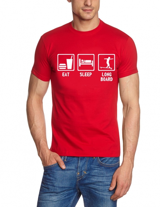 EAT, SLEEP, LONGBOARD ! T-Shirt  S M L XL 2XL 3XL 4XL 5XL