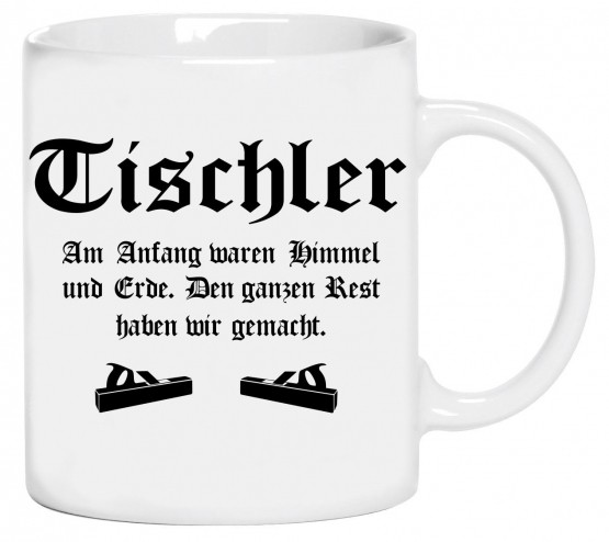 Tischler Becher ! Am Anfang waren Himmel und Erde, den ganzen Re