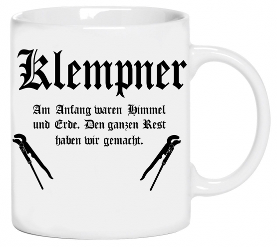 Klempner Becher ! Am Anfang waren Himmel und Erde, den ganzen Re