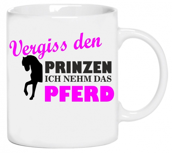 Vergiss den Prinz. Ich nehme das Pferd ! coole-fun-t-shirts Bech