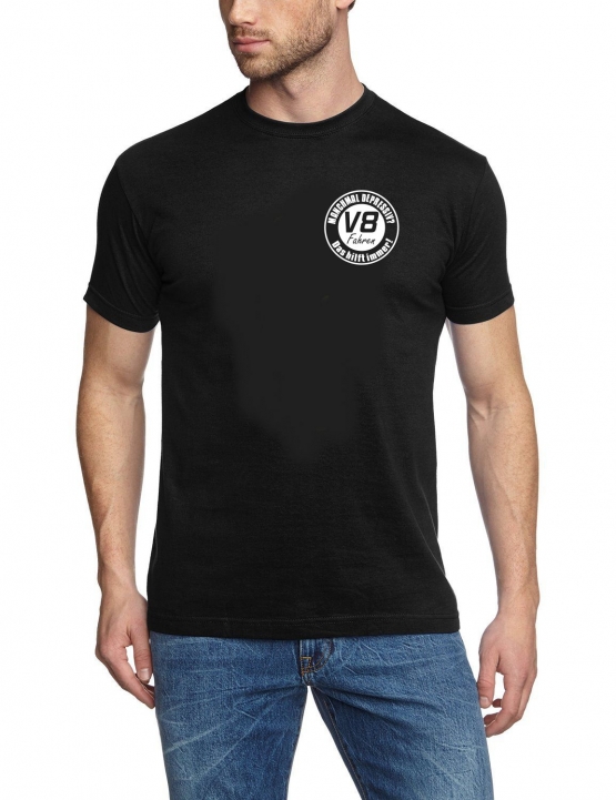 Manchmal depressiv ? V8 Fahren - Das hilft immer ! T-Shirt  S M