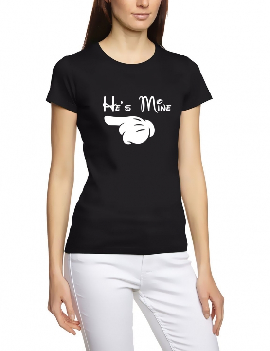 She´s mine & He´s mine - Pärchen T-Shirts  Damen und