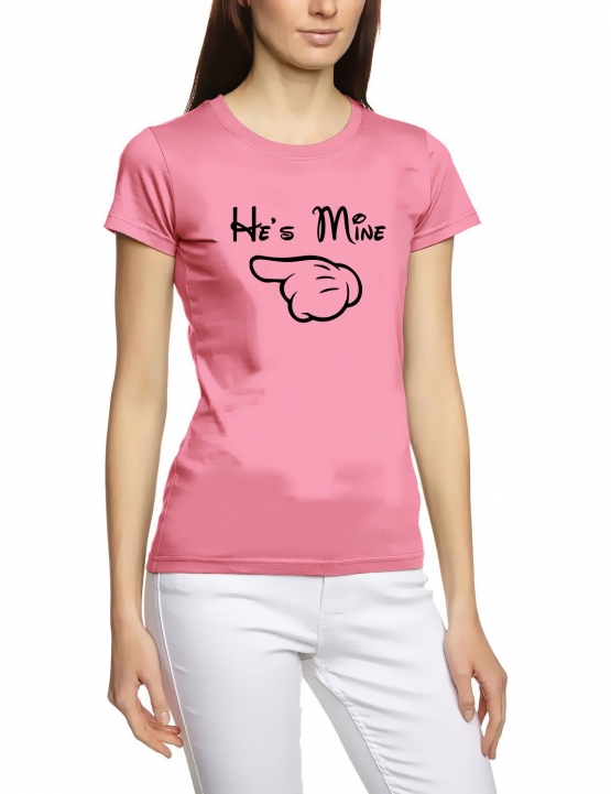 She´s mine & He´s mine - Pärchen T-Shirts  Damen und